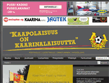 Tablet Screenshot of kaapo.fi